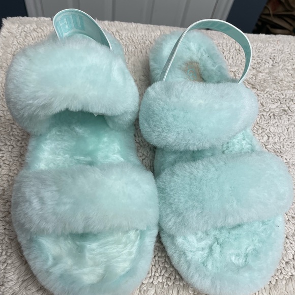 UGG Oh Yeah Slippers in Oasis Blue - Picture 2 of 6